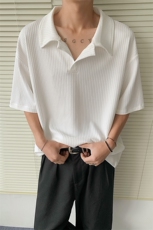 宽松男生五分袖T恤KD674-P25，男装T恤，电商D312-1