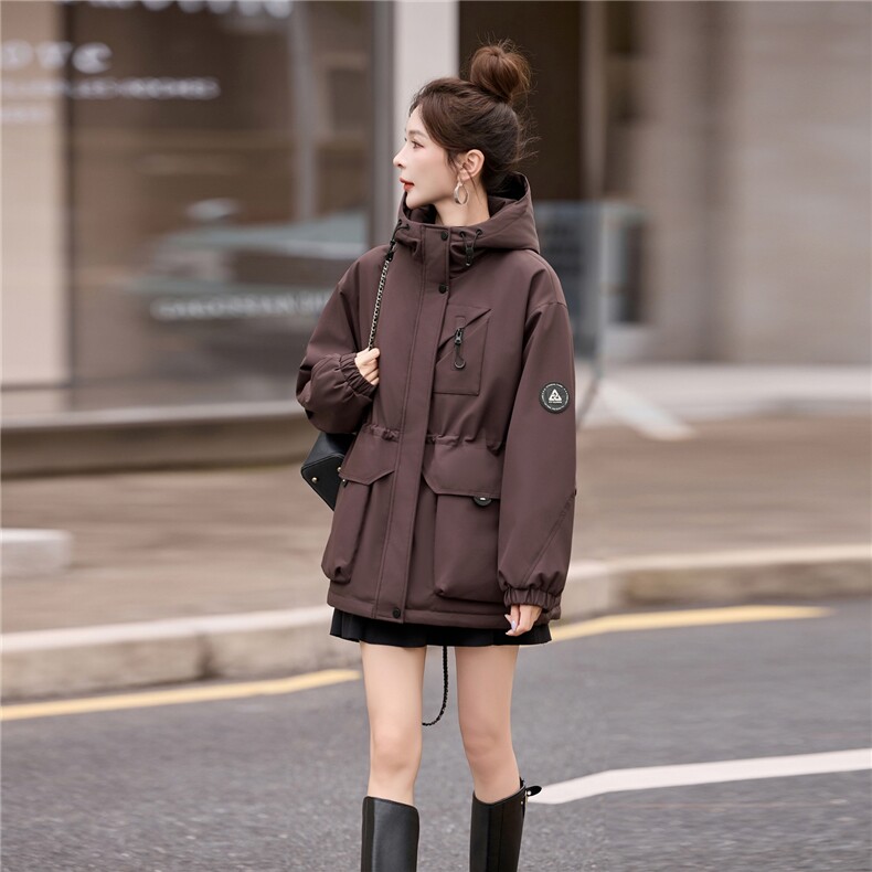 2025年流行时尚简约派克服冬季,女装棉衣/棉服,涵亦佰惠