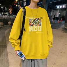 8XL圆领卫衣男超大码胖子肥佬大号长袖t恤S6370-P28，男装卫衣，电商A040
