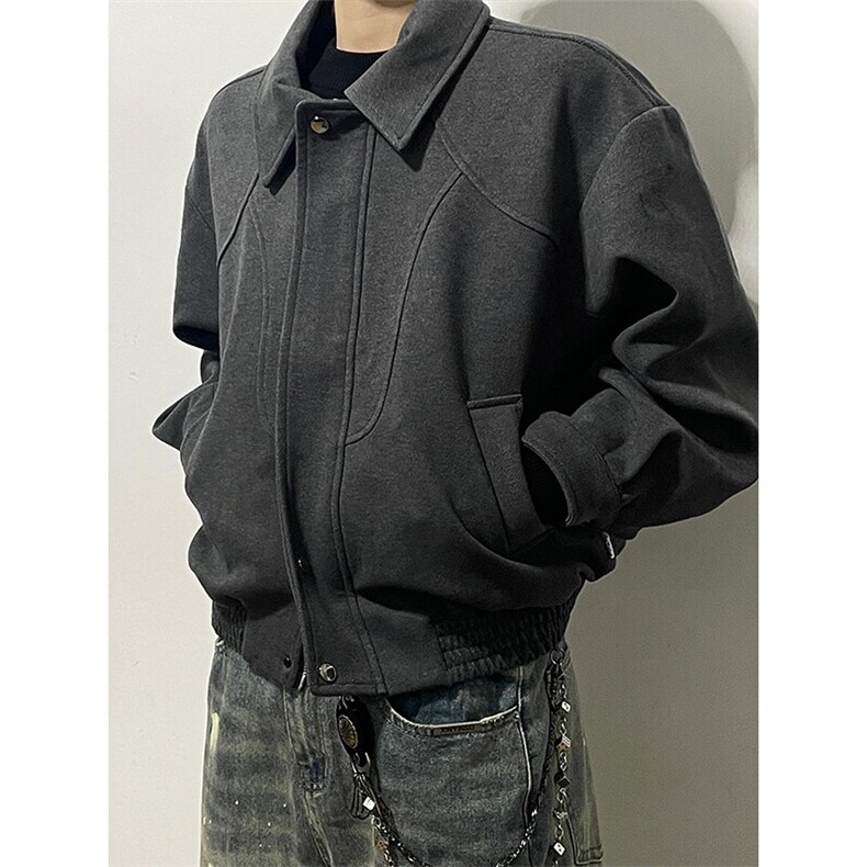 复古美拉德毛呢外套翻领机车夹克JK738特P75,男装夹克,星座908-1