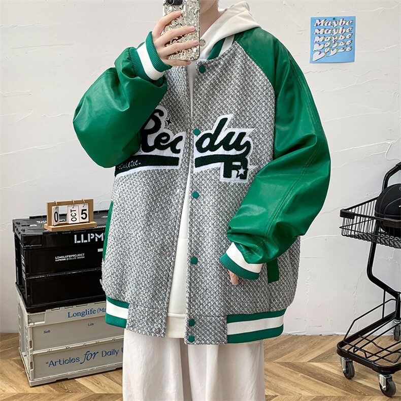 冬款加棉加厚棉服刺绣潮港风棒球服棉衣外套男士8126-P115控价158,男装棉衣,电商A441-1
