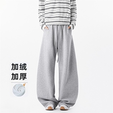 B258-K2939加绒45控98抖音品质弯刀卫裤65%棉35%聚酯纤维，男装休闲裤，电商B258