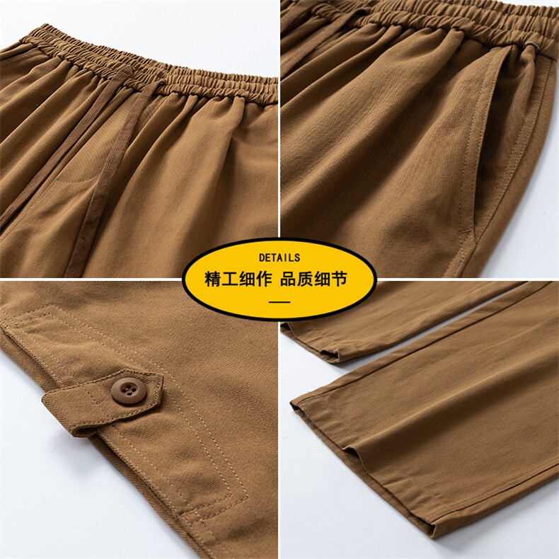 2025秋季新款现货纯棉水洗直筒裤工装休闲长裤DSA157B-K2530-P58,男装休闲裤,电商A157B