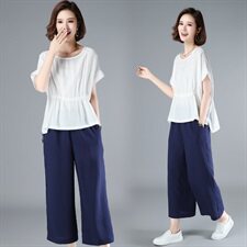宽松气质优雅百搭减龄简大方时尚可爱修身套装/套裙，女装套装/套裙，奕阳依阁