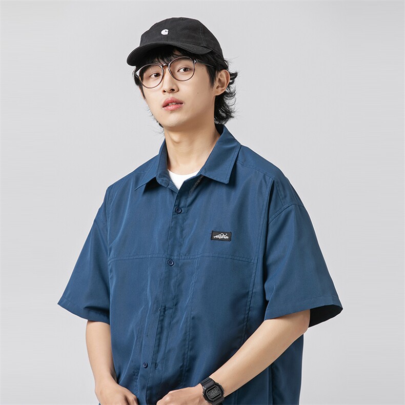 外27-2GANYOU跑量款平纹水洗五色水系衬衫CS16-P55,男装衬衫,新杭派外27-2