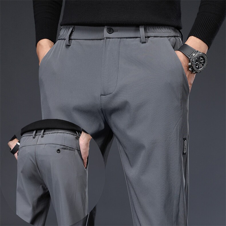 秋冬季休闲裤男时尚厚款宽松直筒青年松紧腰春季长裤子H1063外贸，男装休闲裤，星座224-1