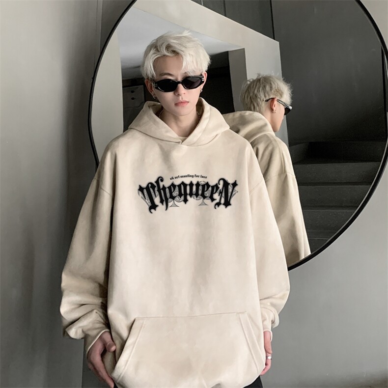 420克麂皮绒潮牌重磅连帽卫衣力推大码男XZ517A-2-JP9903-P55,男装卫衣,星座517A-2