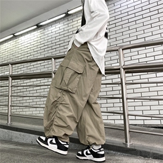 工装裤设计感小众oversize街头嘻哈高街潮流潮牌K07137-P45，男装休闲裤，星座308B-1