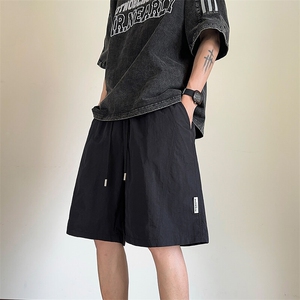 夏季新款速干拼接五分短裤红地板 XZ604-DK225-特P25控48图片