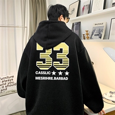 抖音得物供货可提供视频秋冬重磅美式宽松连帽卫衣DL1917，男装卫衣，电商A486