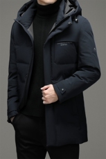 冬季新款中年男灰鸭绒羽绒服男冬休闲爸爸冬装外套DFLDY7006-P320，男装羽绒服，电商B212（原钱塘6029）
