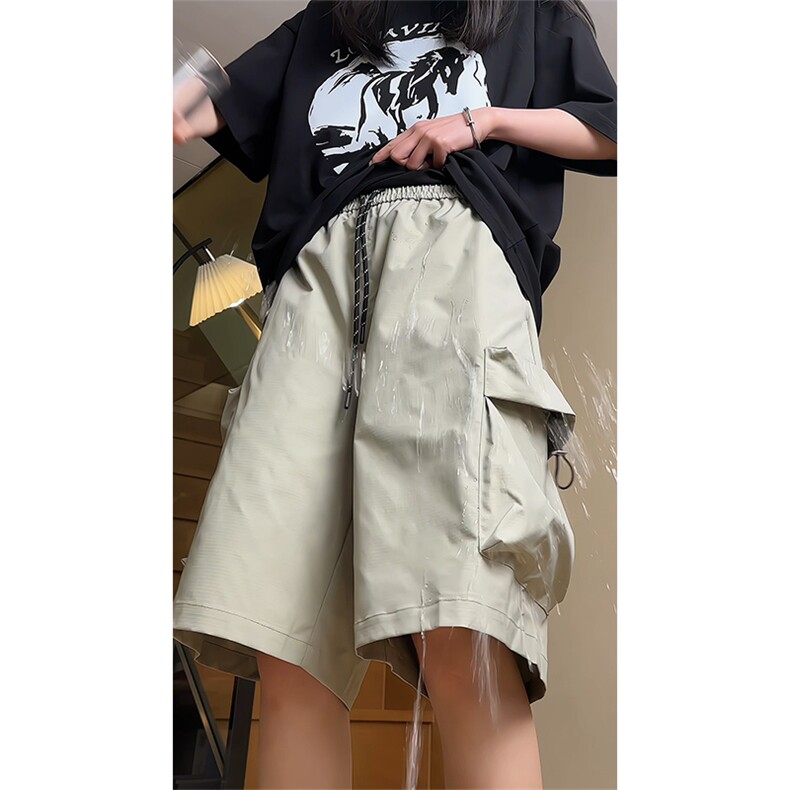 主推工装短裤情侣宽松户外防水速干五分裤K836特P35控55,男装牛仔裤,电商A309