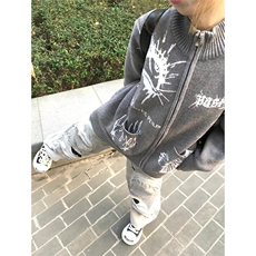 达芬奇手稿针织开衫毛衣男女慵懒风情侣上衣外套秋冬MY363，男装针织衫/毛衣，星座1116A（原606A-3）