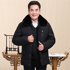 中老年男装棉衣男老人棉服棉袄中长款棉服爸爸冬季外套，男装棉衣，星座1216（原钱塘722）