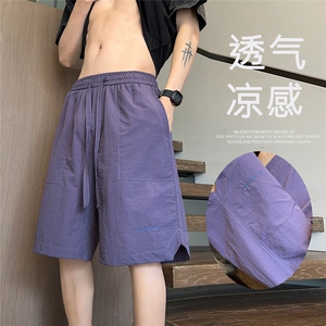 星座212A-DK2573 特批25 控49 夏季速干五分裤短裤男 现货图片