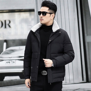 M88508-12钱塘2020-3冬季厚款简约时尚中年男士羽绒服P203图片