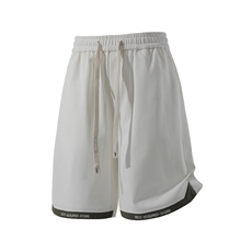 夏季美式透气撞色运动设计新品休闲短裤X416B-1-DK3120-特P25控48，男装牛仔裤，星座416B-1