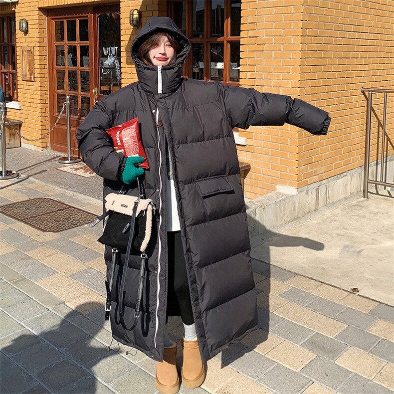 冬日小暖阳设计感长款羽绒服8953P345控498图片