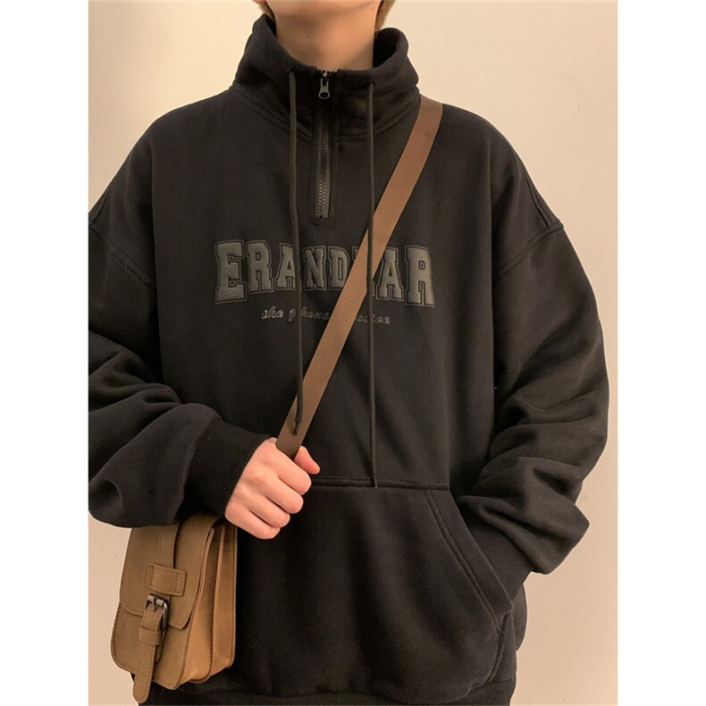 港风发泡印花卫衣男一字领50%棉50%聚酯纤维X1213-W133-P70,男装卫衣,星座1213