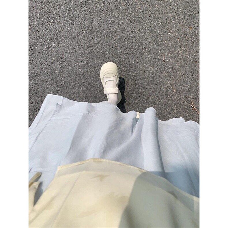 风套装夏季女盘扣禅意立领新中式超仙盘扣上衣+轻纱飘逸半身裙,女装半身裙,星座506A