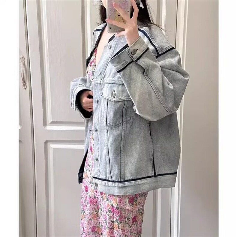 有货DJK2567-批70美式高街vibe牛仔外套女春秋夹克,男装工装外套,星座603-2