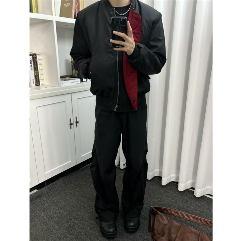 棉服现货高质量本命年红色内里棉服棉衣,男装棉衣,星座910A