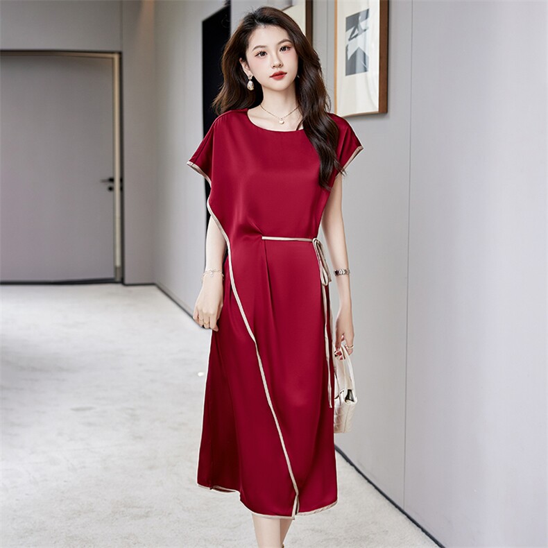 独特设计感连衣裙女夏小众2024新款法式气质名媛高端女神范高级感,女装连衣裙,火爆靓佳人