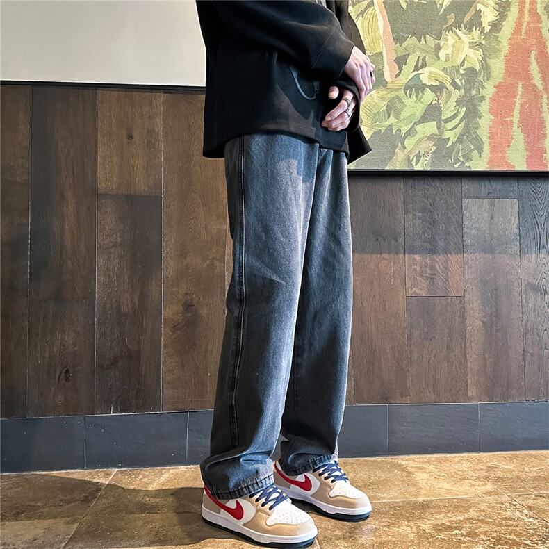 K1220-p30-控59oversizecleanfit黄泥牛仔裤直筒裤老爹裤长裤,男装牛仔裤,星座103A-1