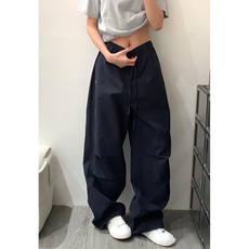 【有货】DK50-特批38藏青色复古刺绣工装裤女春夏2025新款休闲裤，男装工装外套，星座603-2