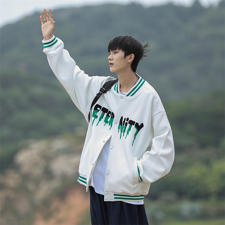 新款冬季加厚银狐绒CITYBOY风针织外套WT2415加绒-P100控148,男装夹克,星座717