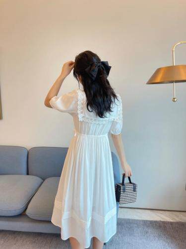 日韩气质连衣裙，女装连衣裙，花海QY