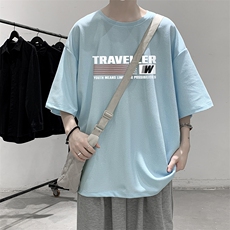 华夫格t恤男短袖男大码五分袖大皂风HT73359-P22，男装T恤，电商A040