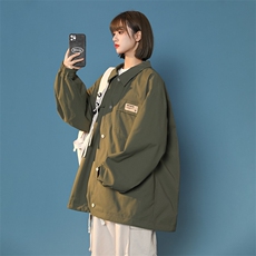 ！815A-MJ7332-68特2025秋季外套秋装工装外套宽松休闲夹克女，男装夹克，星座815A