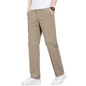 休闲裤男士2026新款春季弹力直筒长裤抗皱商务西装裤子Z2612-P50图片