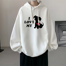 连帽卫衣男大码胖子帽衫大号运动服WY2448-P35，男装卫衣，电商A040