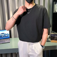西裤男休闲直筒九分裤坠感免烫巴黎扣西装裤男生薄款T573，男装西裤，星座1116A-2（原606A-1）