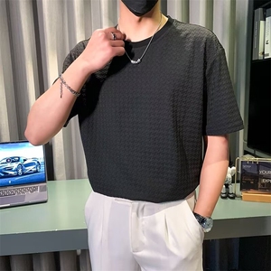 西裤男休闲直筒九分裤坠感免烫巴黎扣西装裤男生薄款T573,搭配西装写真的说说图片