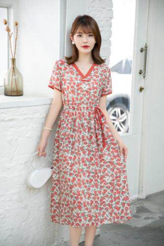 现货供应：天丝麻连衣裙M一XXL，女装连衣裙，拉思维加丝