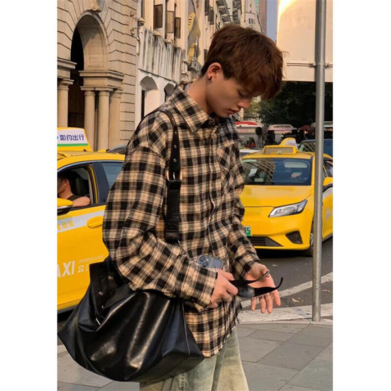 港风穿搭格子衬衫女春季新款小众设计上衣外套CK381,男装夹克,星座1116A（原606A-3）