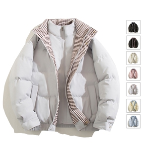 假两件拼接立领棉服男款冬季潮牌保暖休闲男生棉衣外套MY2515-P85图片