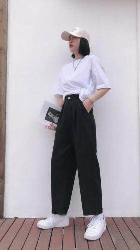 夏季韩版直筒裤，女装，1+1 MAIN ROAD