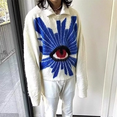 流行百搭马海毛欧美宽松高街美式毛衣针织衫MY177-P58，男装针织衫/毛衣，星座208-5