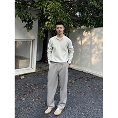 秋冬老钱风极简翻领polo毛衣针织衫H58019-P70，男装针织衫/毛衣，星座1012-1