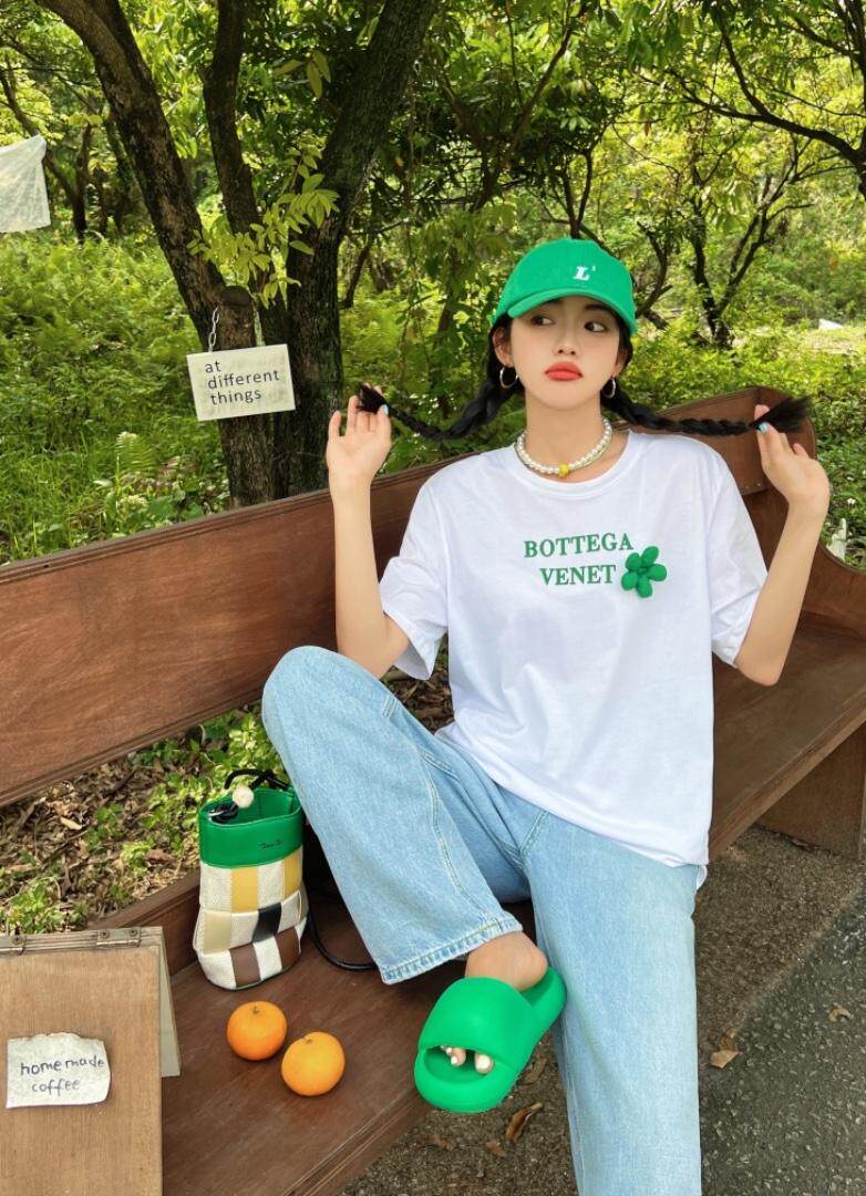 2022糖果色少女百搭T恤，女装T恤，生活舞台