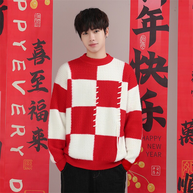 冬季男士毛衣加厚针织打底衫休闲保暖毛线衣ZW8813-P65,男装T恤,星座1105-3