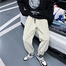 美式灯芯绒裤子男秋季新款潮流宽松休闲裤子高街ins潮BK372-P35，男装休闲裤，星座1008-2