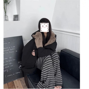 现货！三色面花糖重磅水洗棉服外套1005-FWMY01-特P95图片