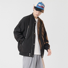 美式棒球服夹克男2025春秋款大码酷帅港风复古工装外套JK220-P75，男装夹克，星座308B-2