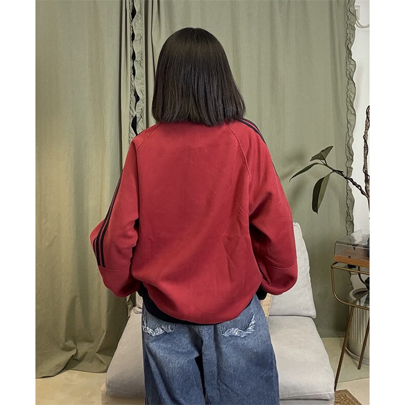 抖音得物高品质美式高街重磅结构设计拼接织带立领卫衣外套CM42,男装卫衣,电商A486