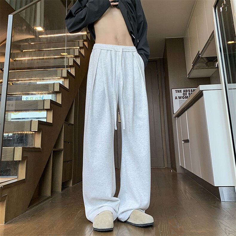 工字褶弯刀卫裤XZ604-K133-特P35控68,男装休闲裤,星座604